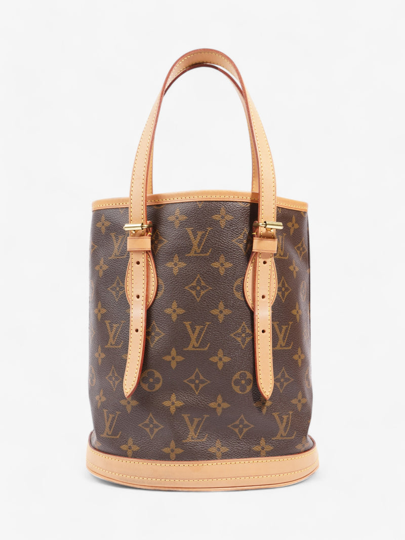  Louis Vuitton Bucket Monogram Coated Canvas PM