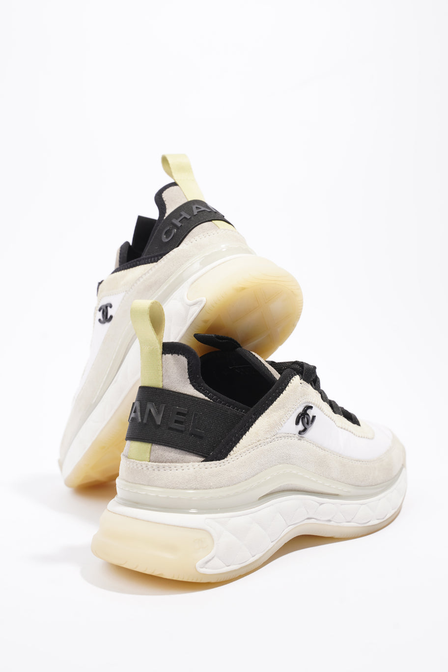 CC Logo Sneaker Beige / White / Black Suede EU 37 UK 4 Image 11