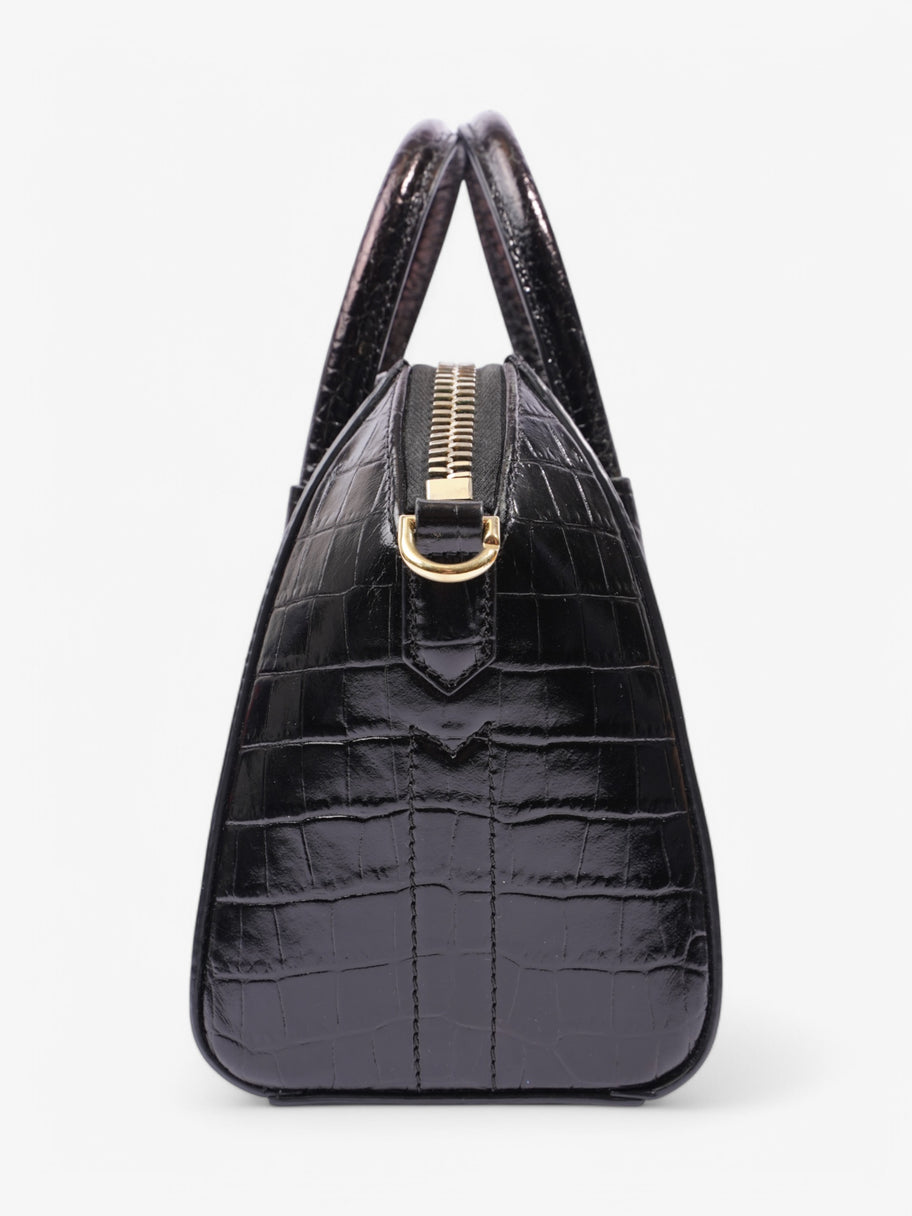 Givenchy Antigona Black Crocodile Leather Mini Image 3