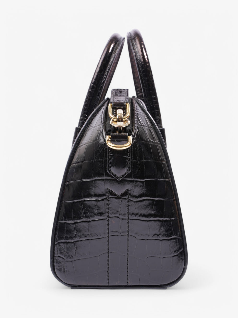 Givenchy Antigona Black Crocodile Leather Mini Image 5