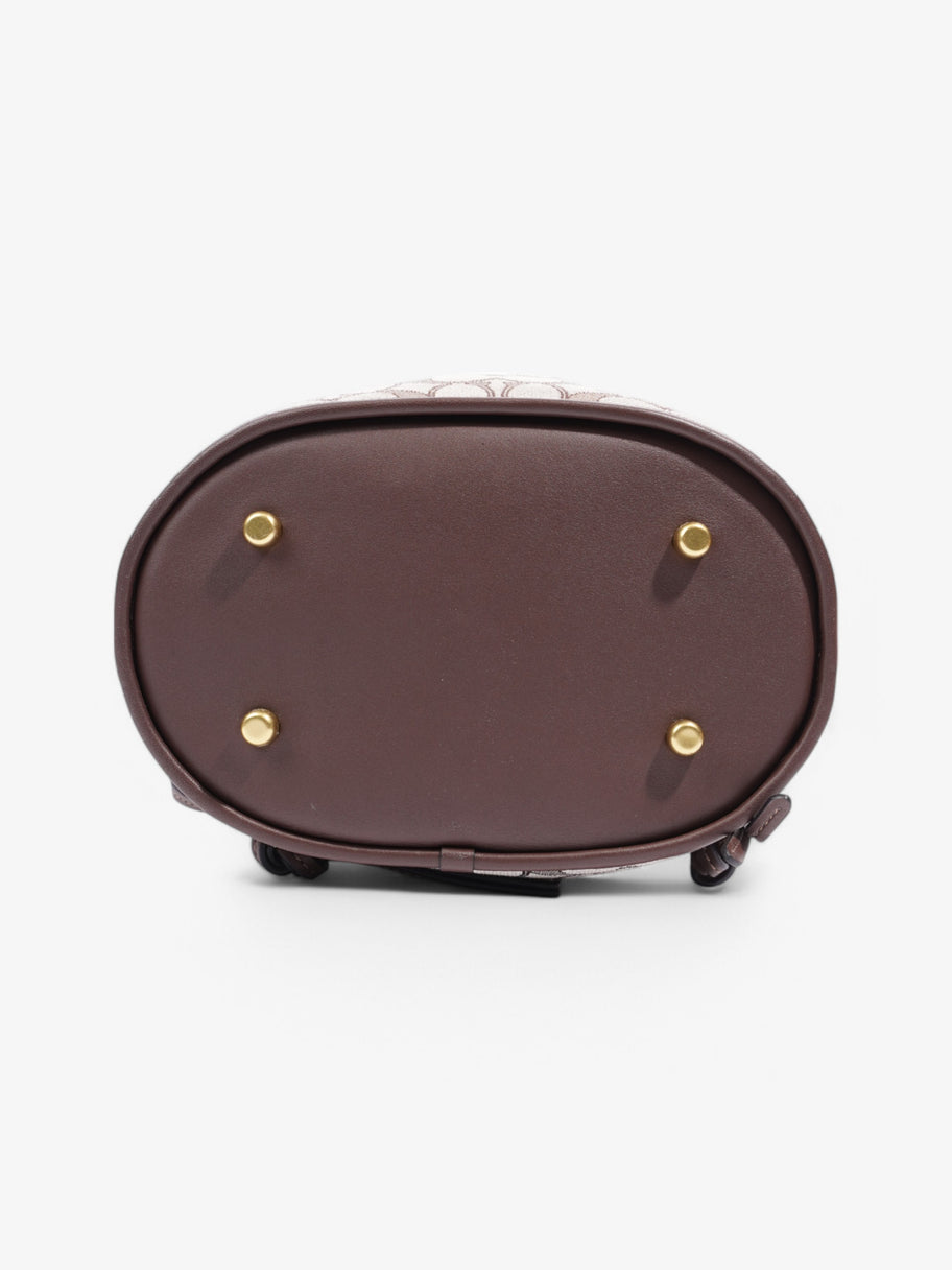 Coach Bucket bag White  / Brown Canvas Image 6