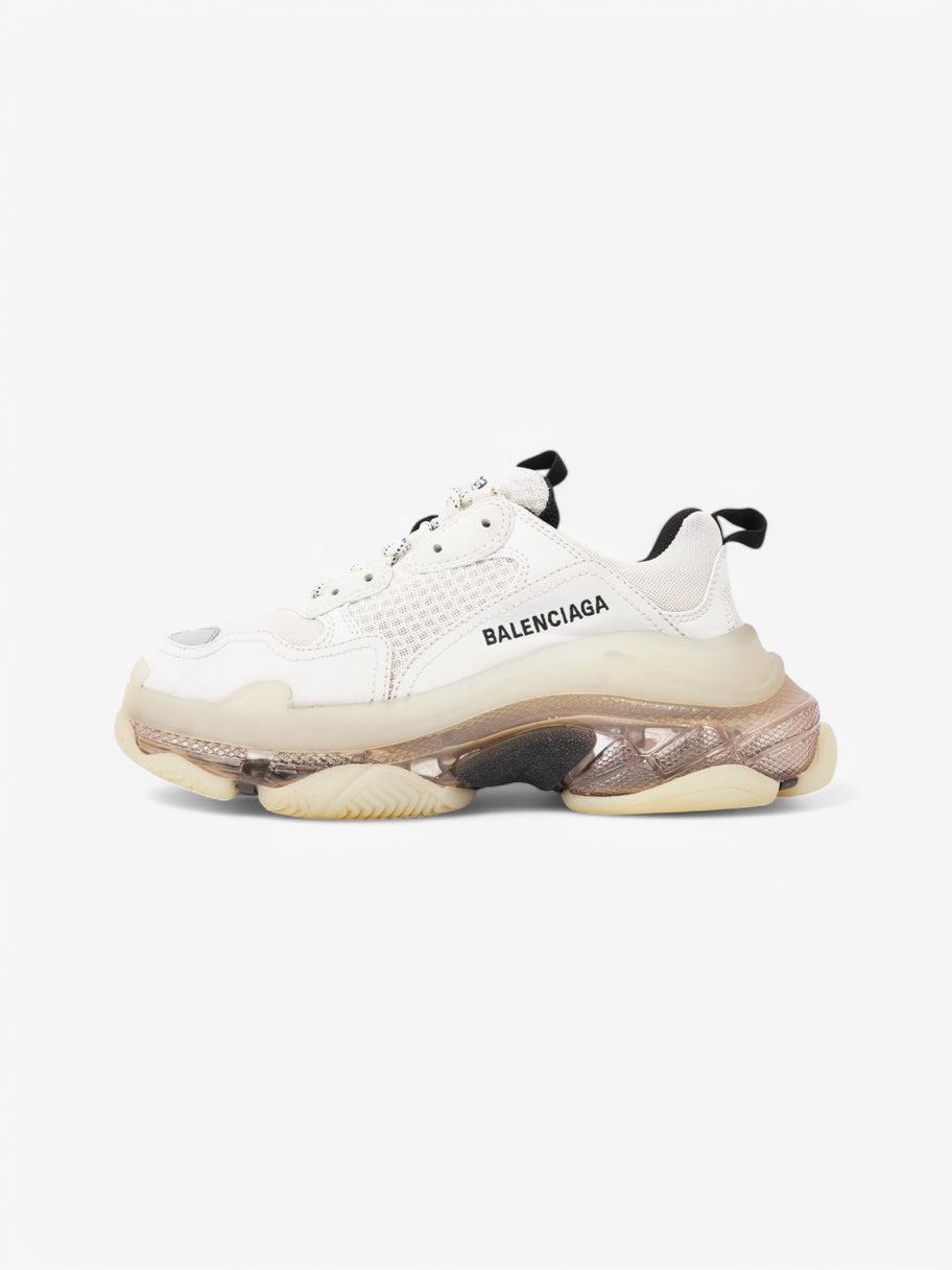 Balenciaga Triple S Clear Sole White  / Black / Grey Mesh EU 38 UK 5 Image 5