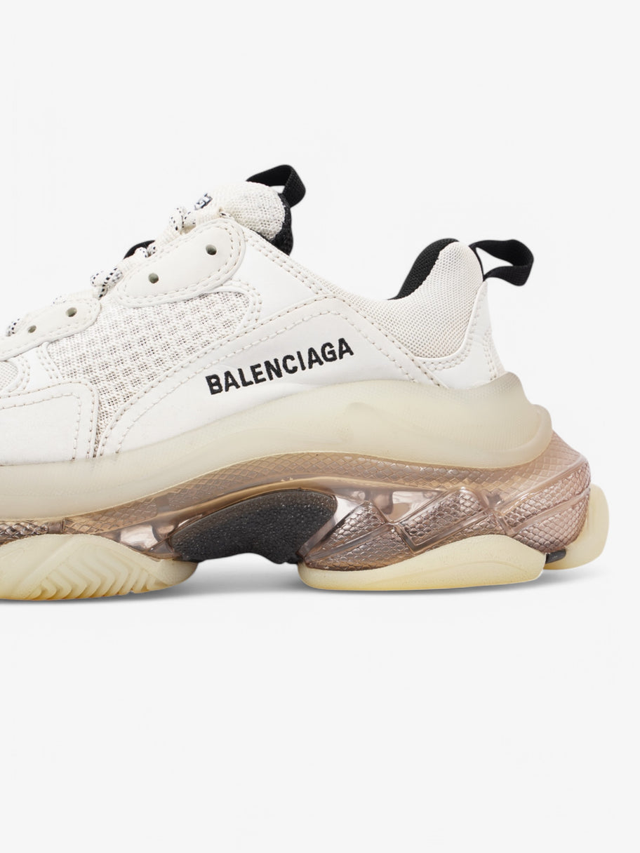Balenciaga Triple S Clear Sole White  / Black / Grey Mesh EU 38 UK 5 Image 9
