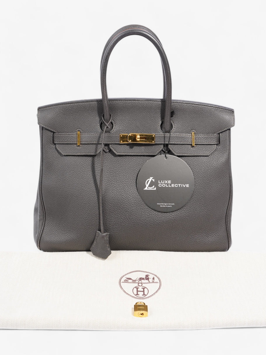 Hermes Birkin Graphite Togo Leather 35 Image 13