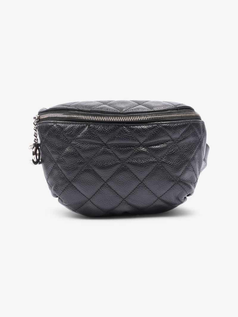  Chanel CC Quilted Waist bag Black Leather