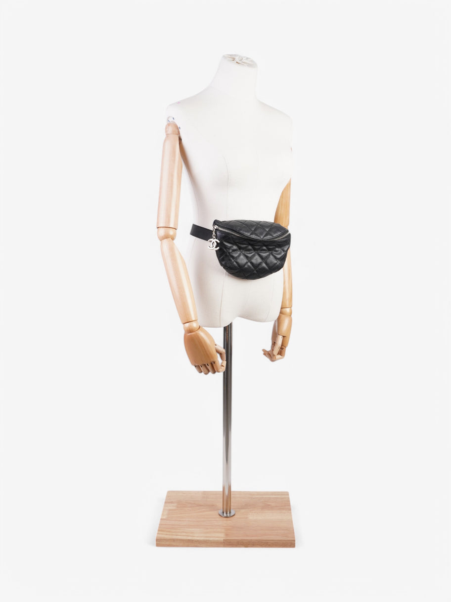 Chanel CC Quilted Waist bag Black Leather Image 2
