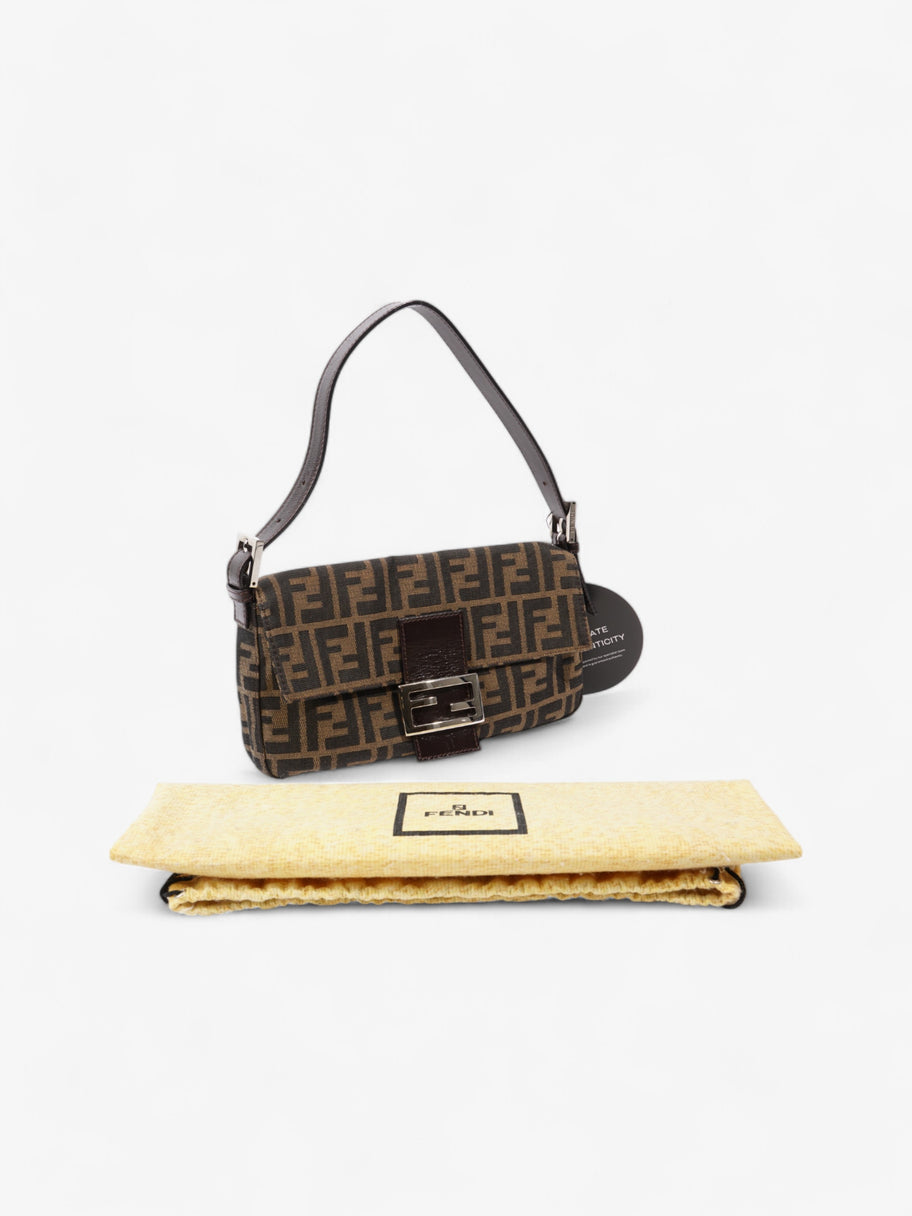 Fendi Baguette Tobacco / Brown Canvas Image 10