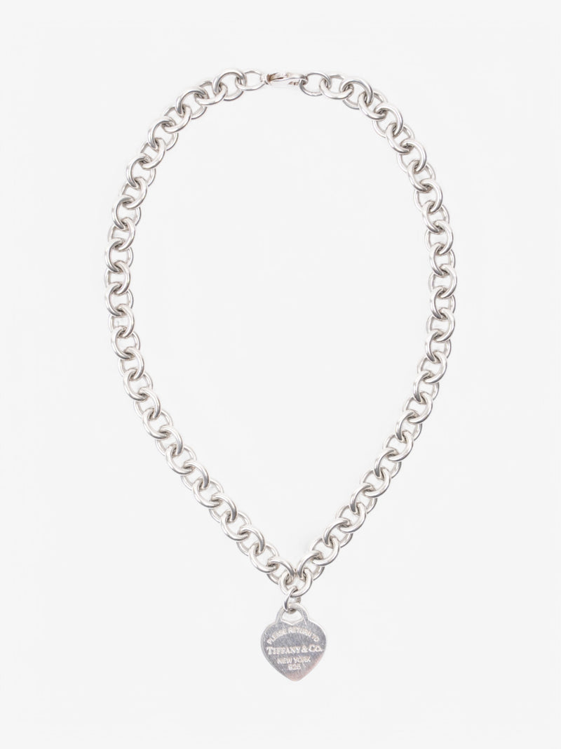  Tiffany and Co Return to Tiffany Heart Tag Chain Necklace Silver Silver Sterling