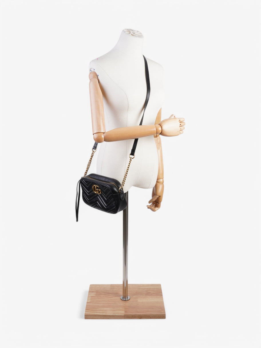 Gucci GG Marmont Black Matelasse Leather Small Image 3