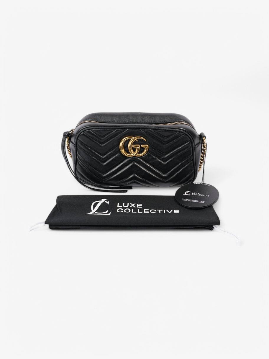 Gucci GG Marmont Black Matelasse Leather Small Image 9