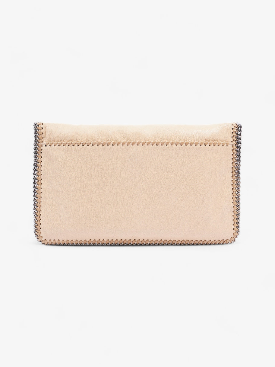Stella McCartney Embossed Falabella Clutch Beige / Multicoloured Faux Suede Image 5