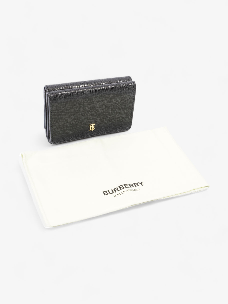 Burberry Lark TB Wallet Black Calfskin Leather Image 9