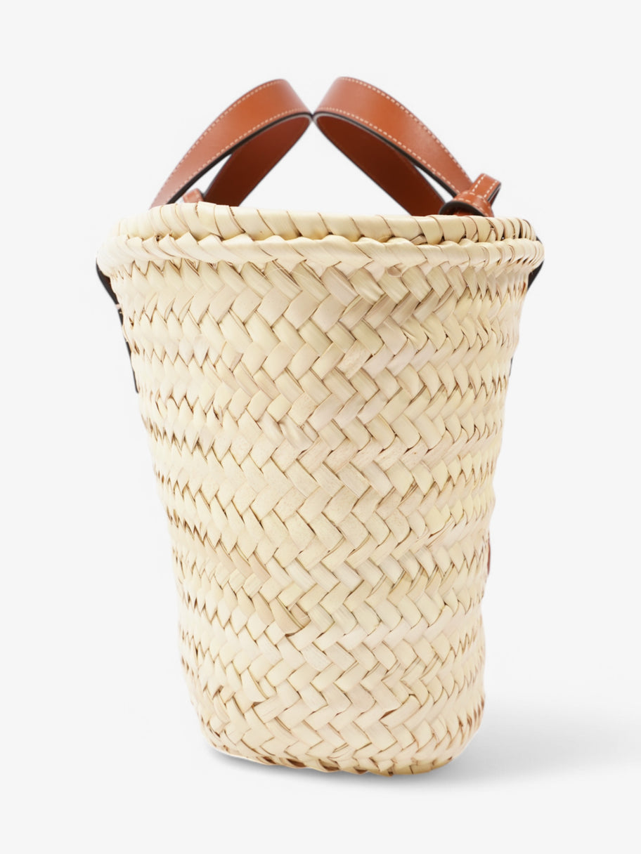 Celine Teen Celine Classic Panier  Beige  / Brown Palm Leaves Image 3