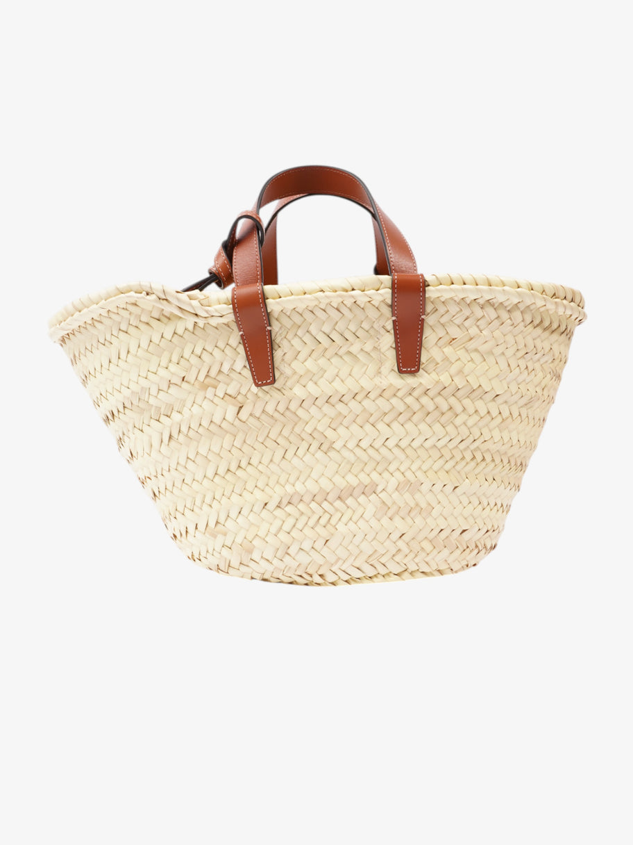 Celine Teen Celine Classic Panier  Beige  / Brown Palm Leaves Image 4