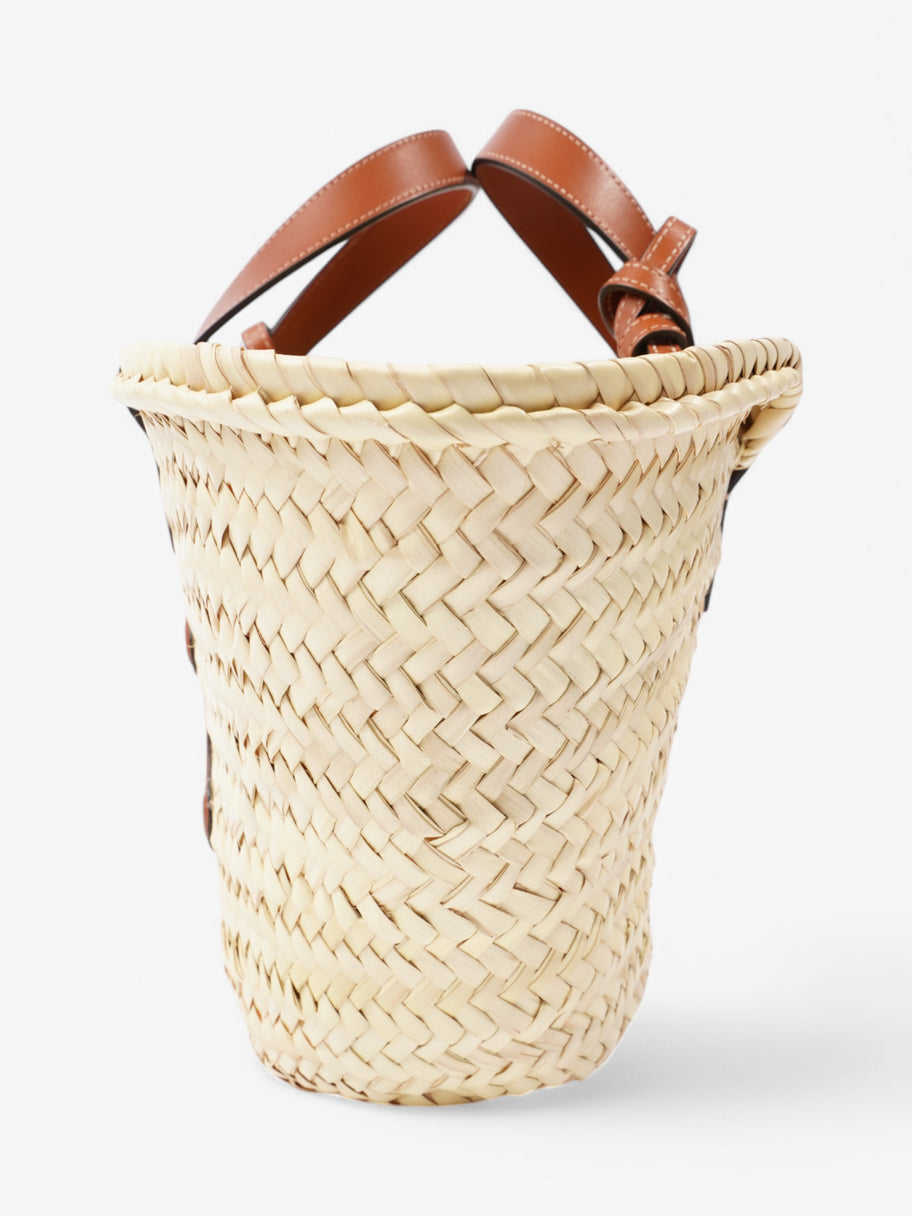 Celine Teen Celine Classic Panier  Beige  / Brown Palm Leaves Image 5