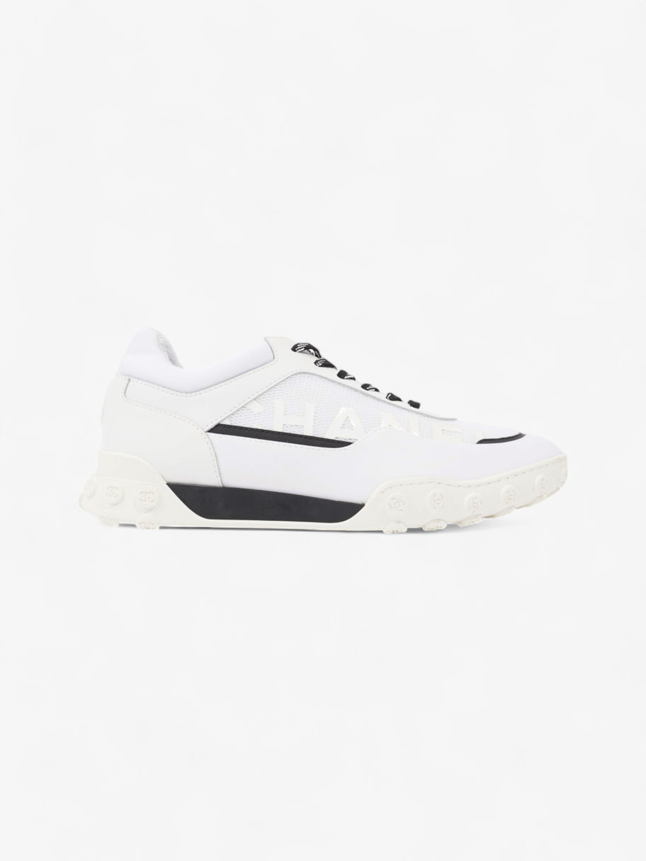 Chanel CC Sneakers White  / Black Mesh EU 42 UK 8 Image 1