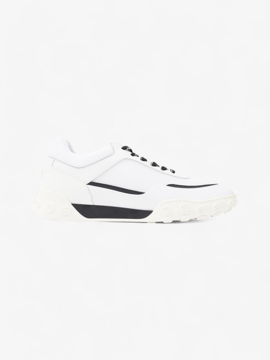 Chanel CC Sneakers White  / Black Mesh EU 42 UK 8 Image 4