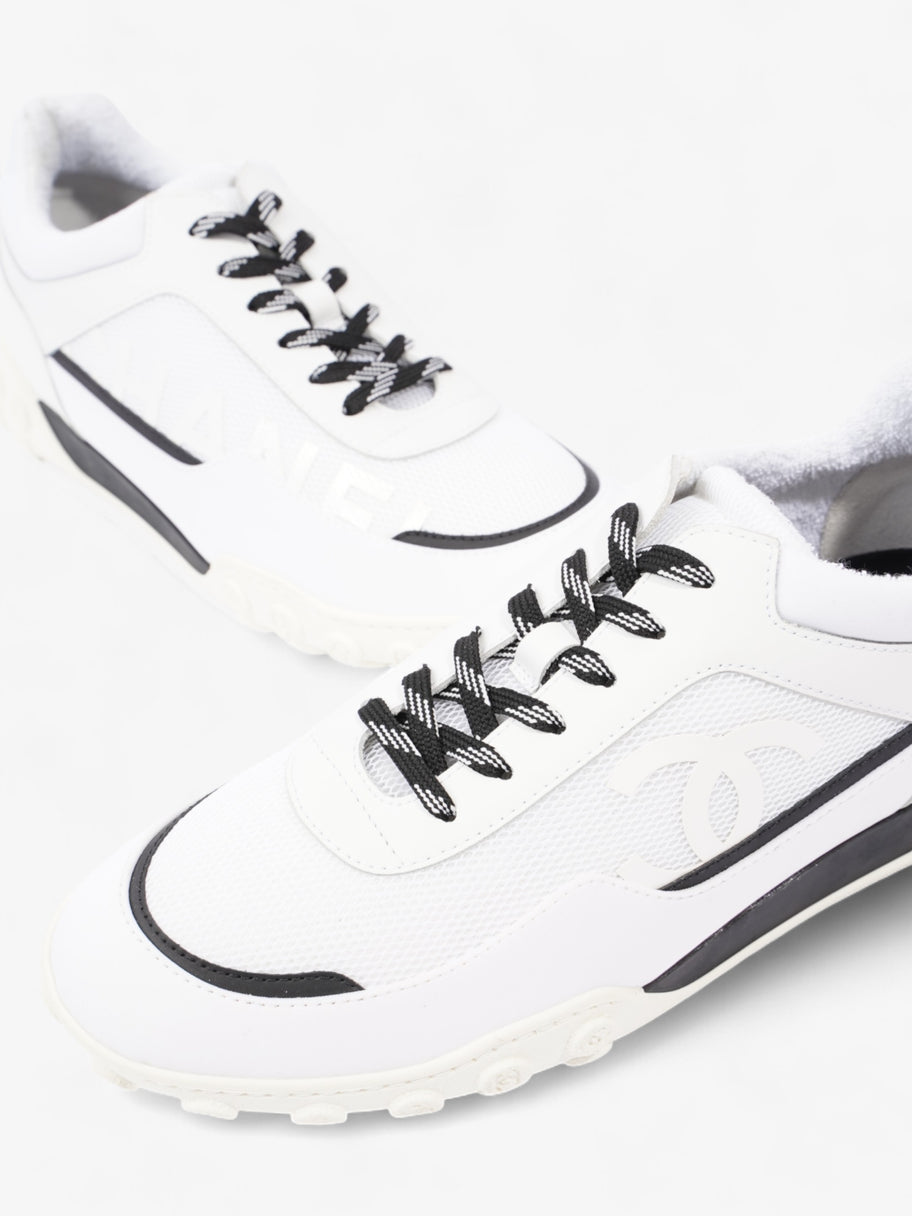 Chanel CC Sneakers White  / Black Mesh EU 42 UK 8 Image 9