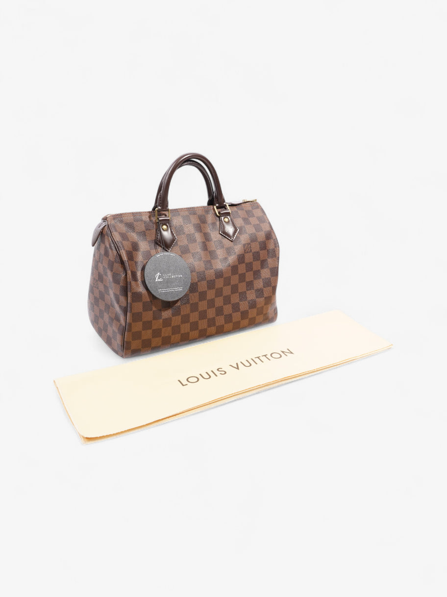 Louis Vuitton Speedy Damier Ebene Coated Canvas 30 Image 9