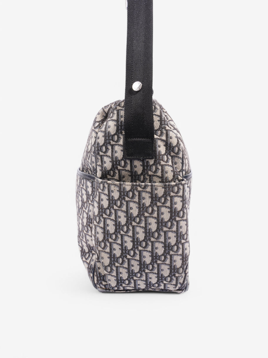 Christian Dior Baby Changing Bag Grey Oblique  / Navy Canvas Image 3