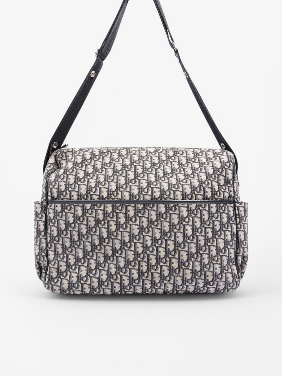 Christian Dior Baby Changing Bag Grey Oblique  / Navy Canvas Image 4