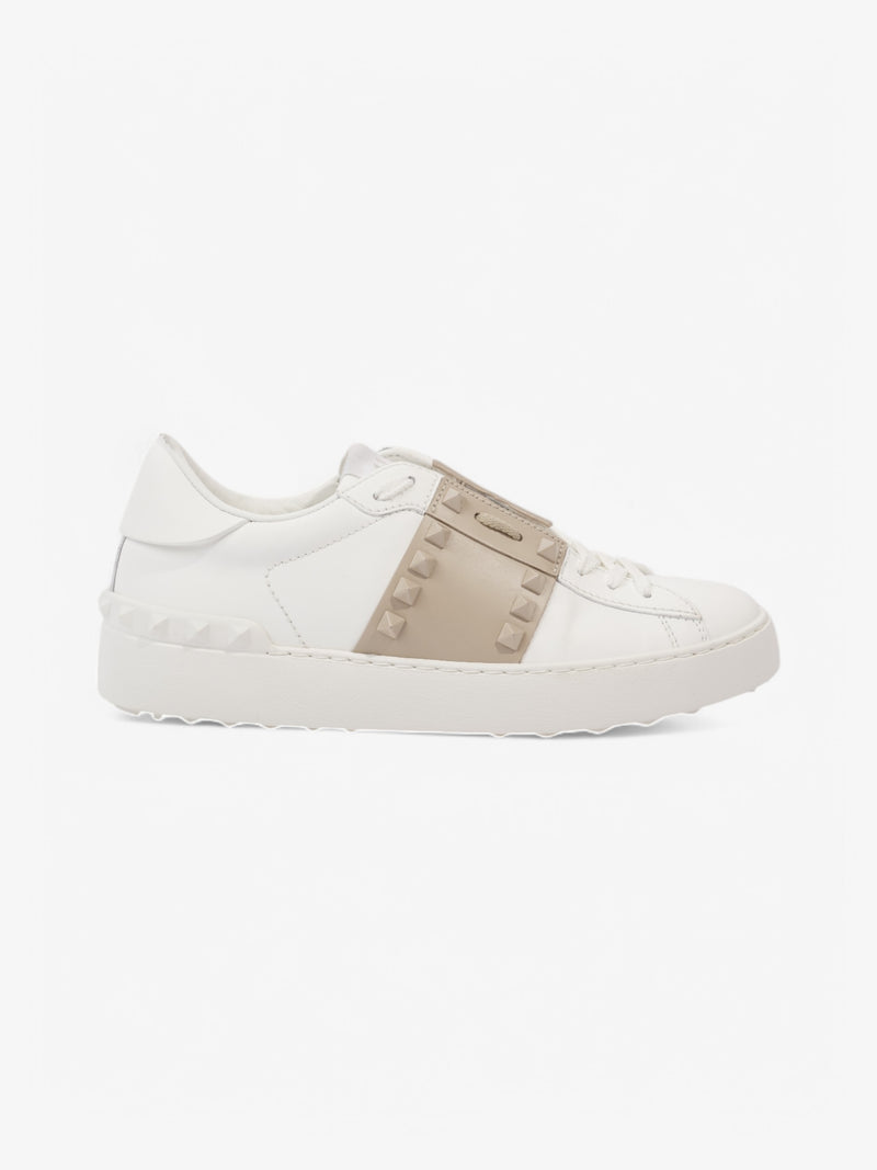  Valentino Untitled 11 White / Beige Leather EU 37 UK 4