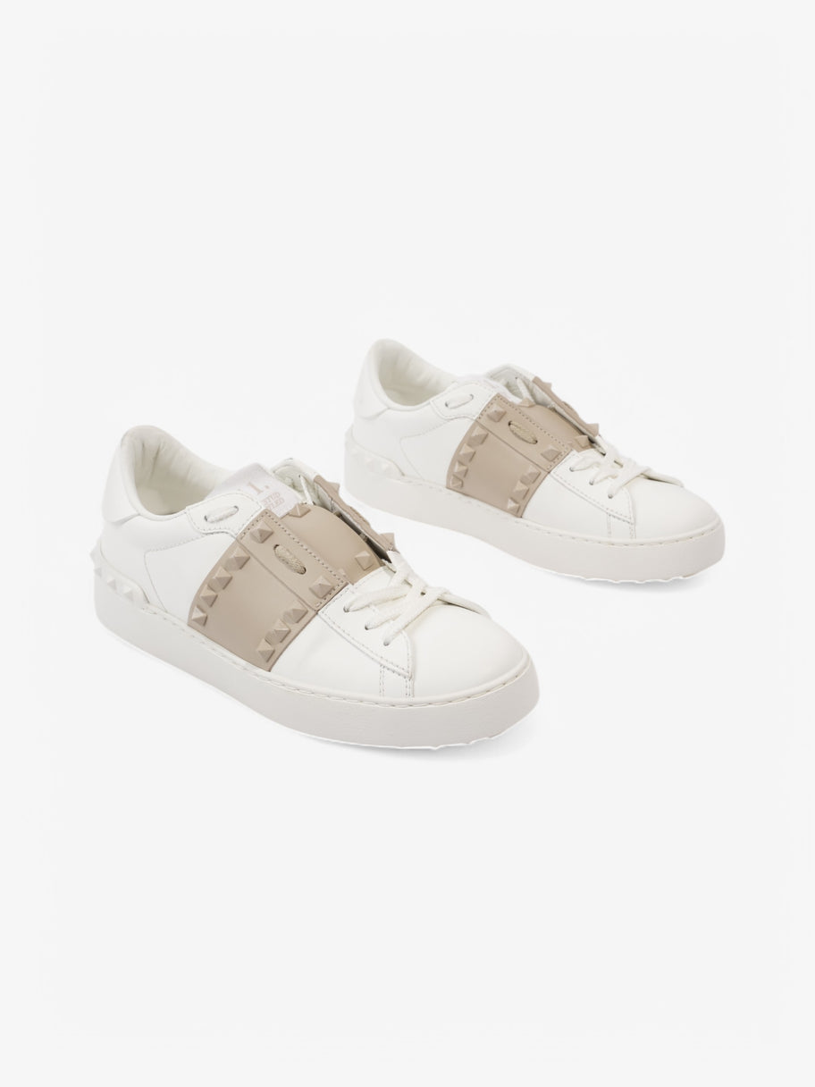 Valentino Untitled 11 White / Beige Leather EU 37 UK 4 Image 2