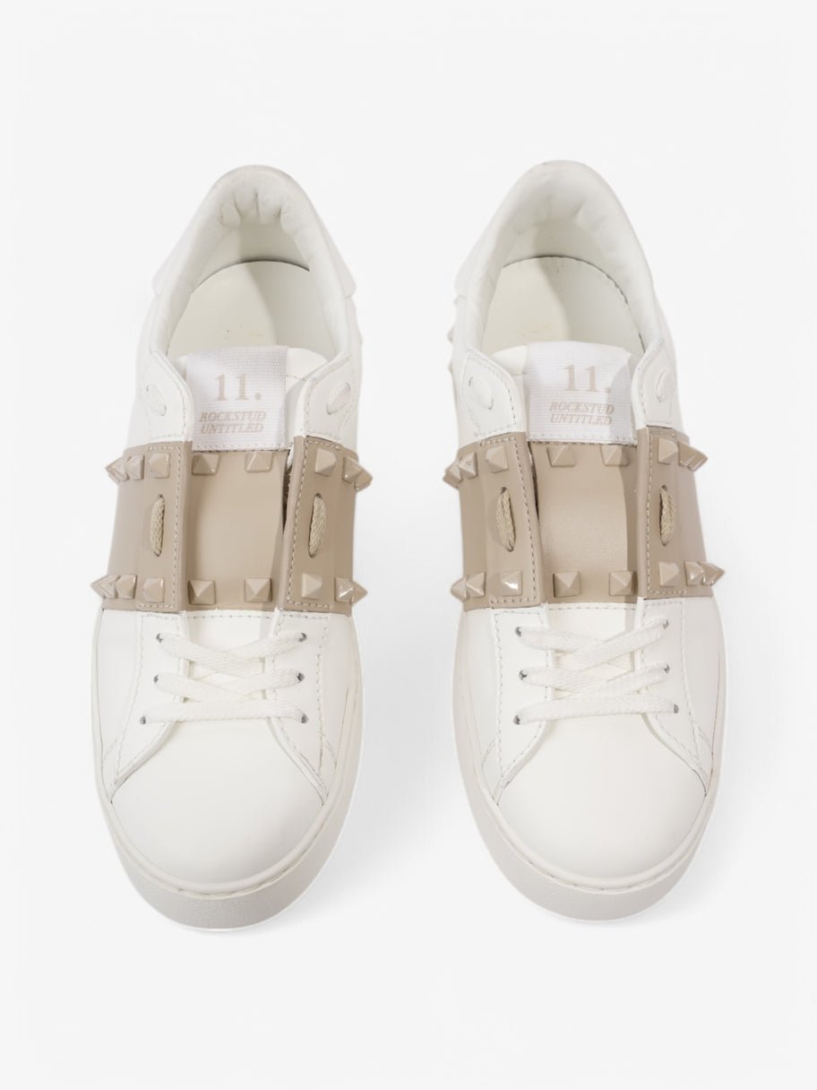 Valentino Untitled 11 White / Beige Leather EU 37 UK 4 Image 8