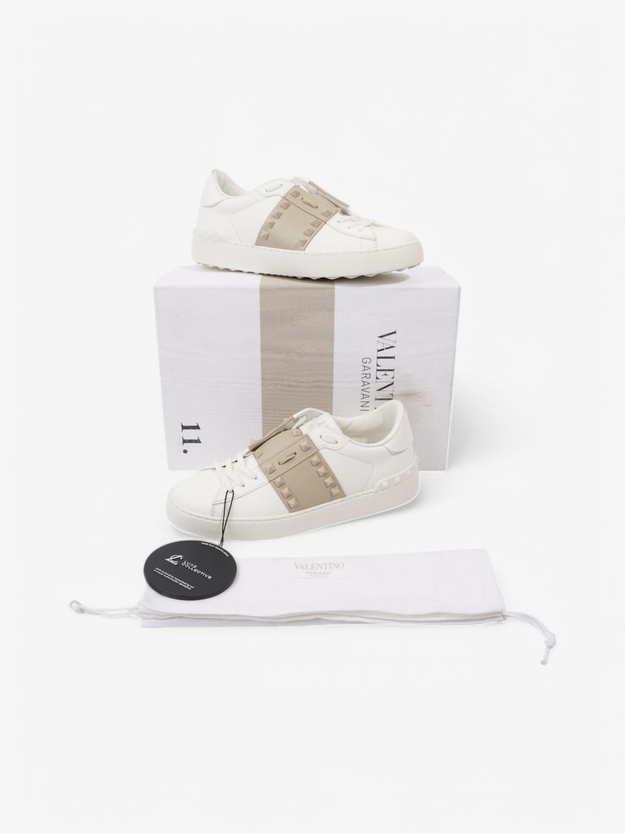 Valentino Untitled 11 White / Beige Leather EU 37 UK 4 Image 9
