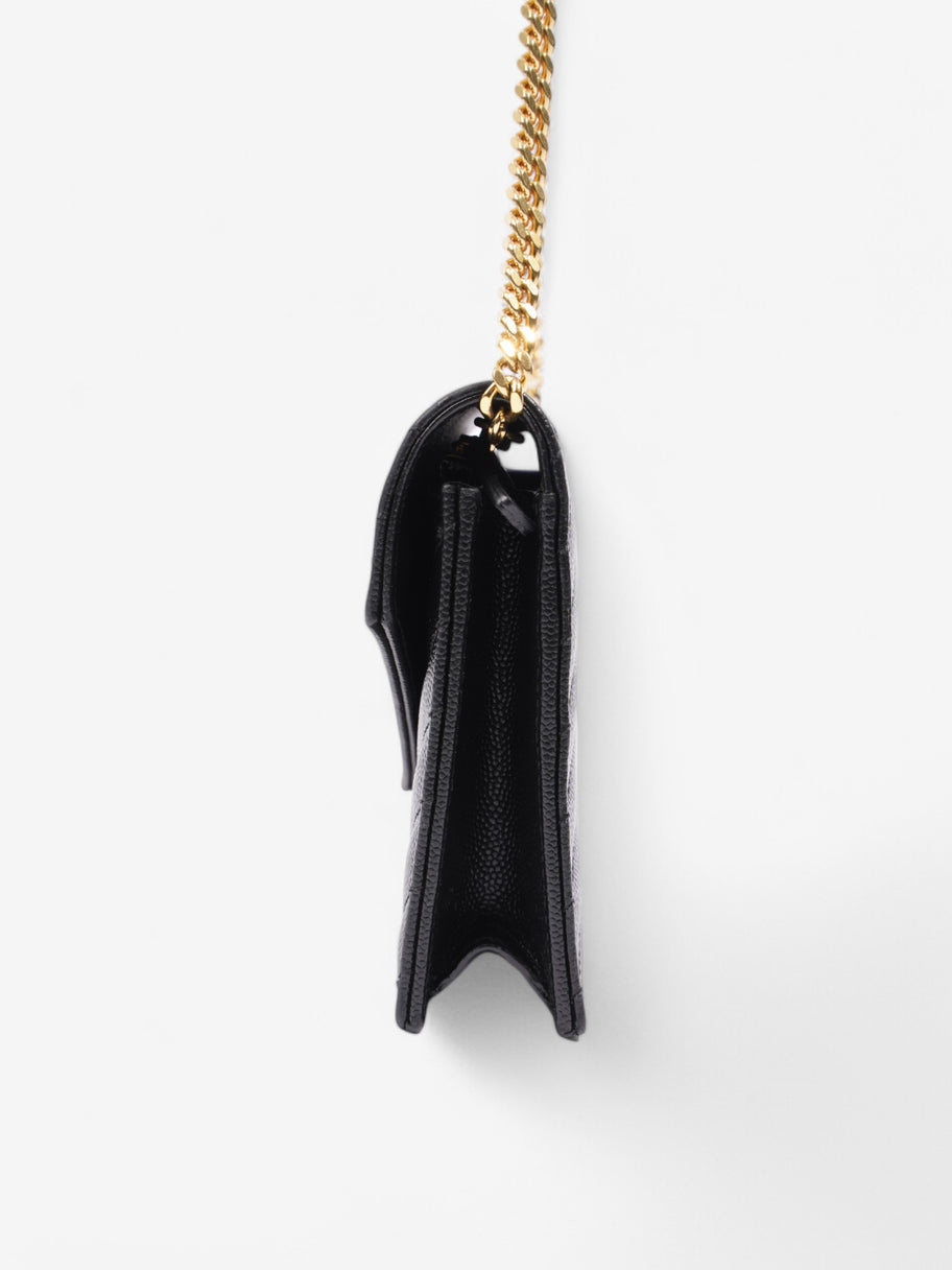 Saint Laurent Envelope Chain Wallet Black Leather Image 3