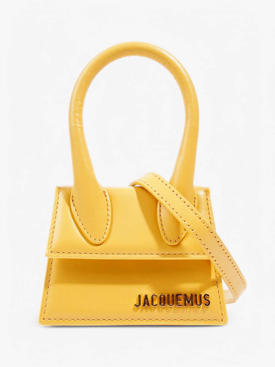 Jacquemus Le Chiquito Dark Yellow Leather Image 1