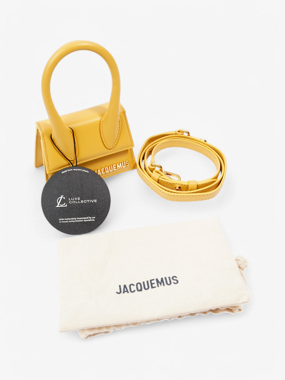 Jacquemus Le Chiquito Dark Yellow Leather Image 10