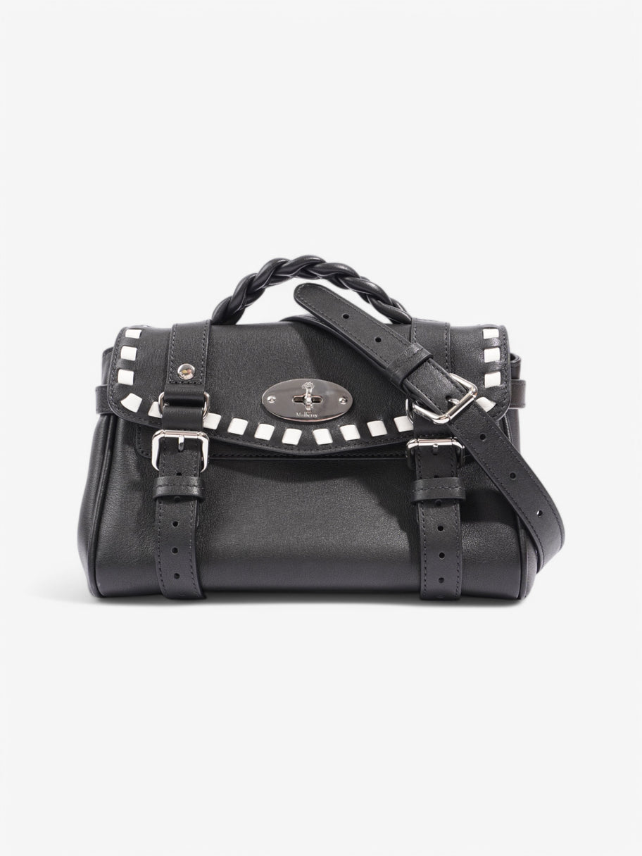 Mulberry Alexa Black / White Leather Mini Image 1