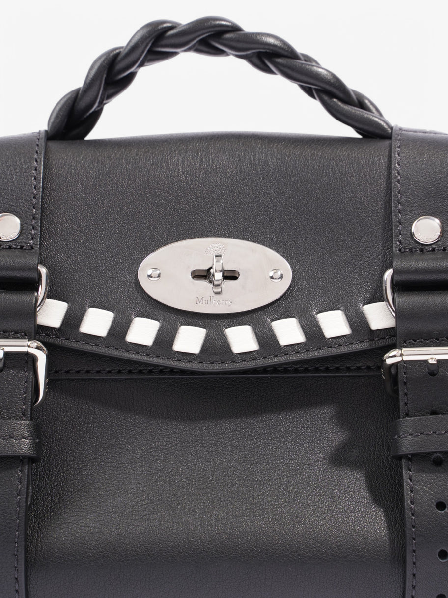 Mulberry Alexa Black / White Leather Mini Image 7