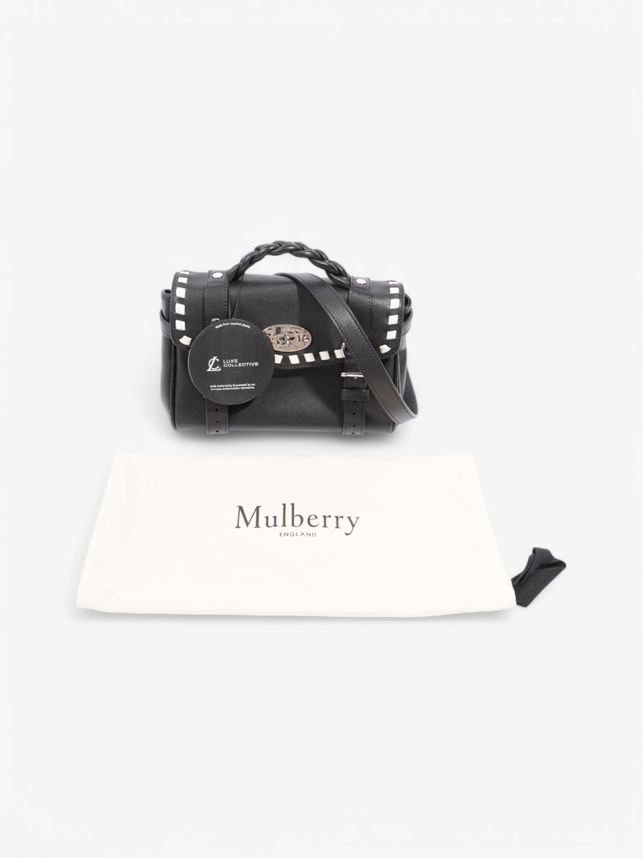 Mulberry Alexa Black / White Leather Mini Image 9