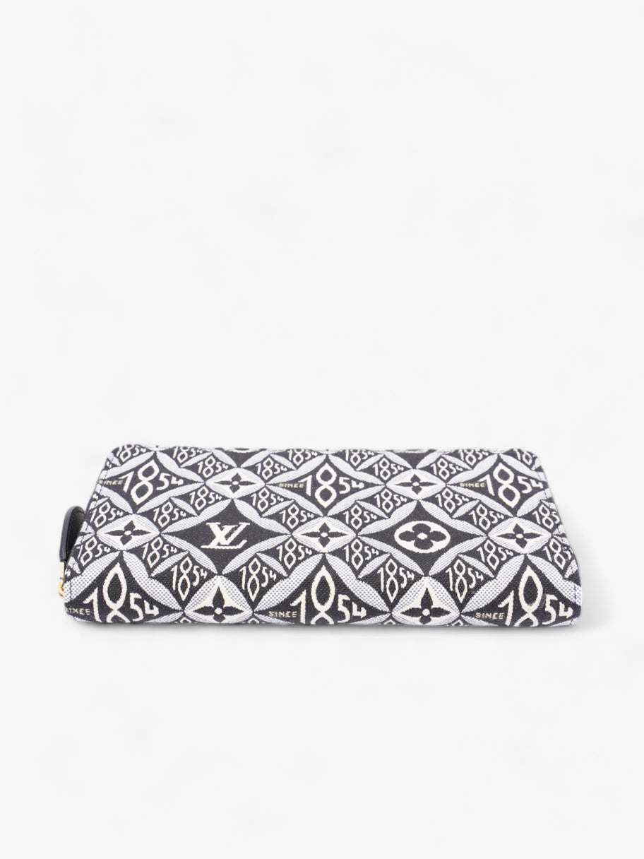 Louis Vuitton Since 1854 Zippy Wallet Black And White Jacquard Monogram Canvas Image 5