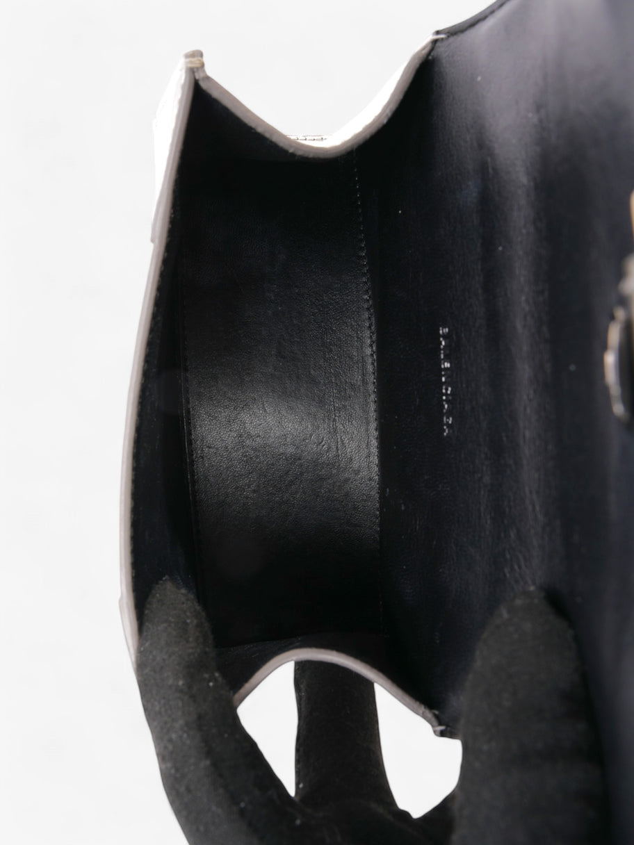 Balenciaga Hourglass Metallic Calfskin Leather XS Image 9