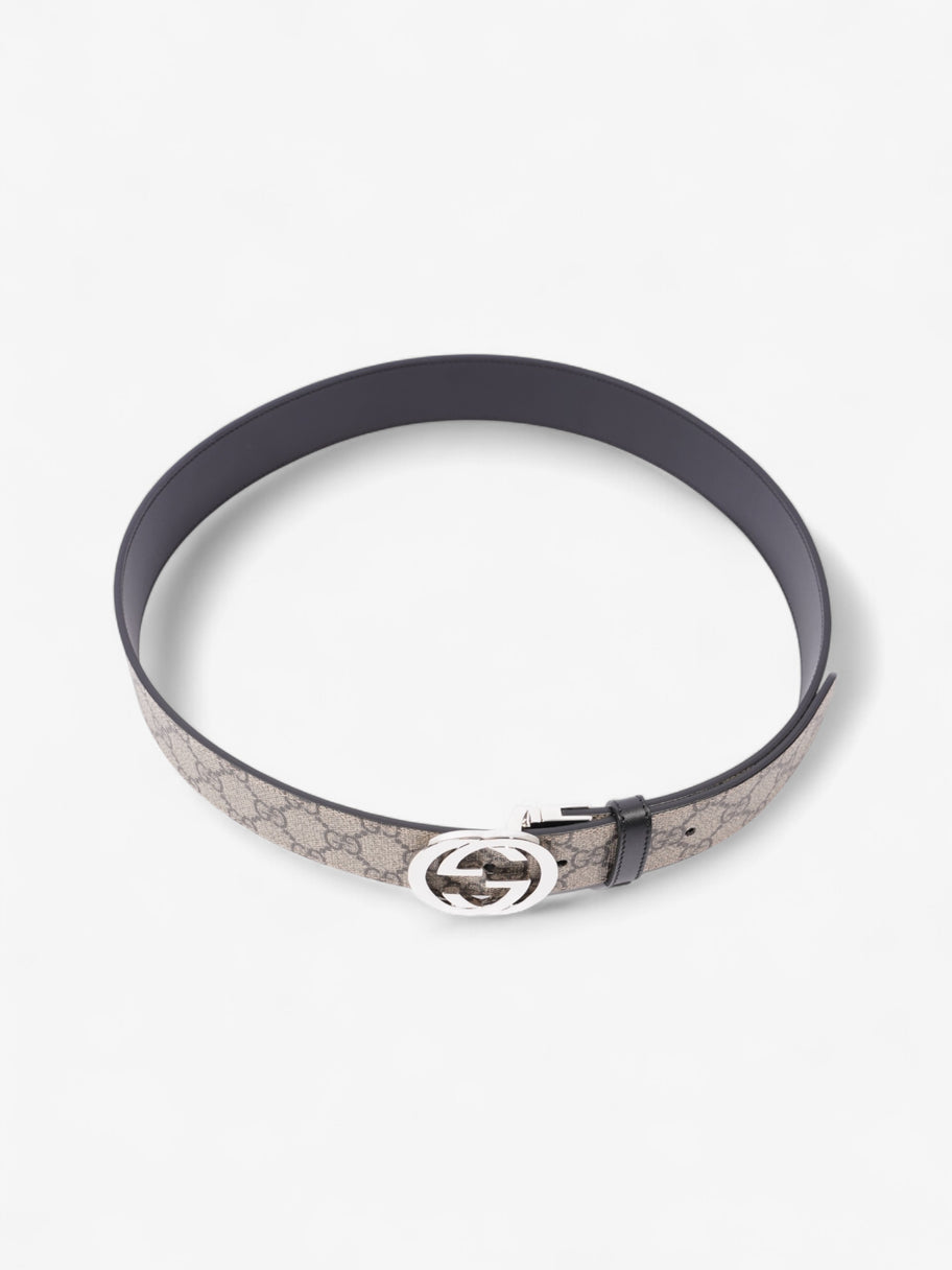 Gucci Reversible Interlocking G Belt Supreme / Black Coated Canvas 95cm 38
