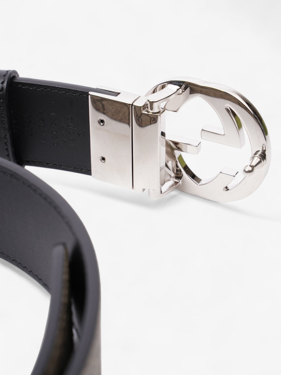 Gucci Reversible Interlocking G Belt Supreme / Black Coated Canvas 95cm 38