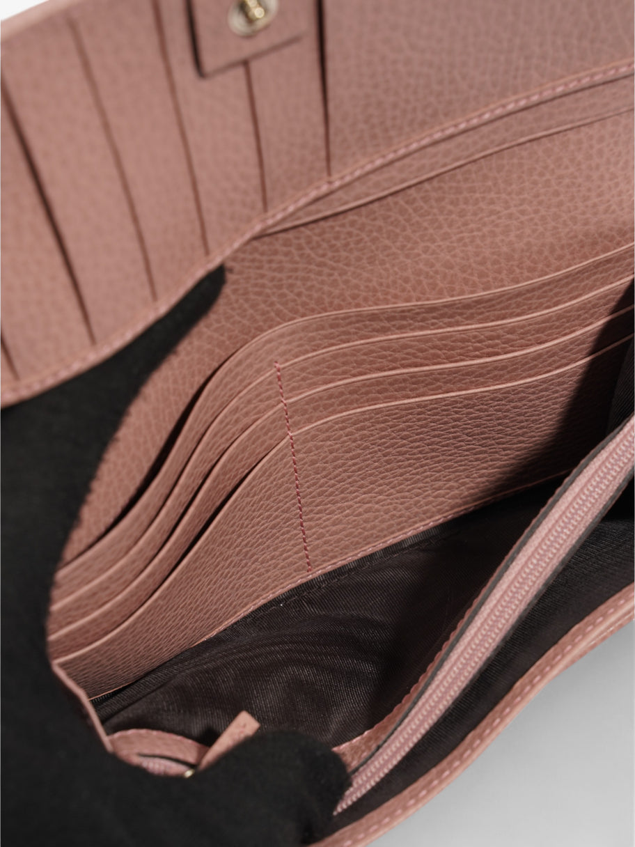Gucci Two-Folded Wallet GG Supreme / Baby Pink Canvas Image 8