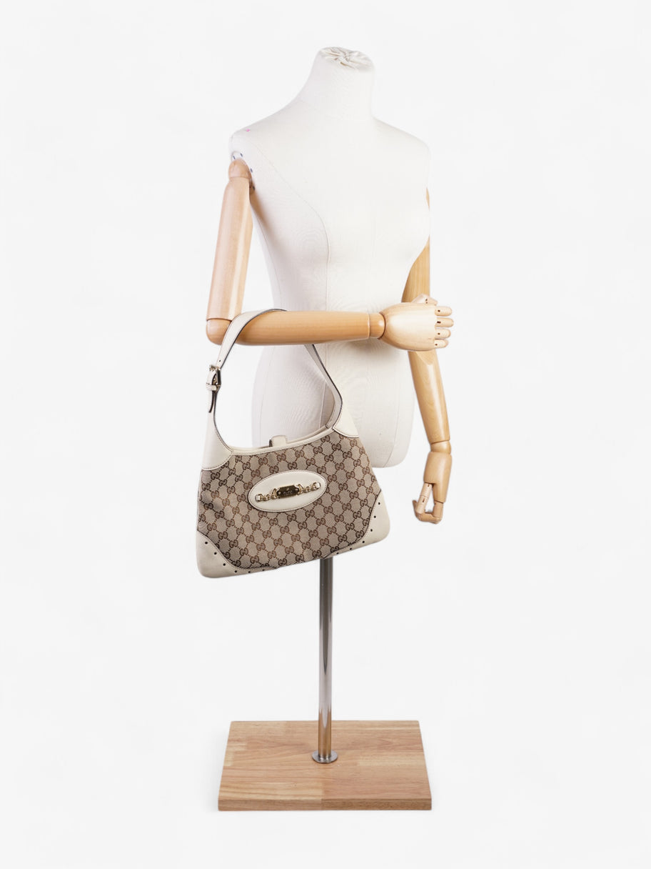 Gucci GG Punch Jackie GG Supreme / White Canvas Image 2