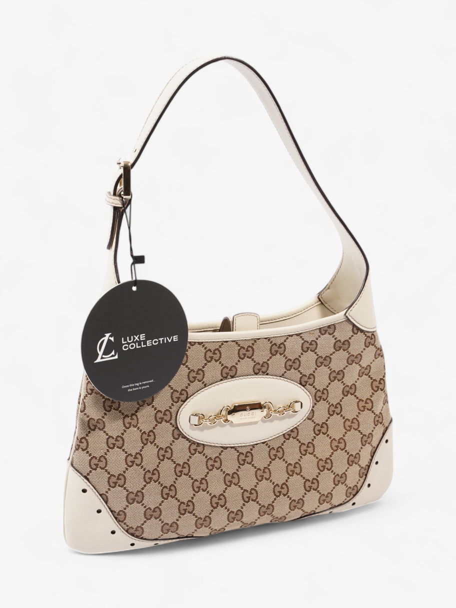 Gucci GG Punch Jackie GG Supreme / White Canvas Image 9