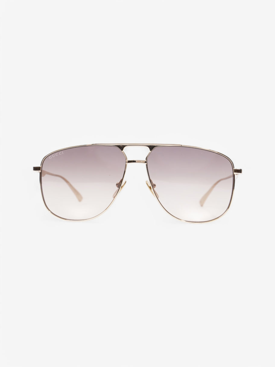 Gucci Gucci Sunglasses Gold Plastic Image 1