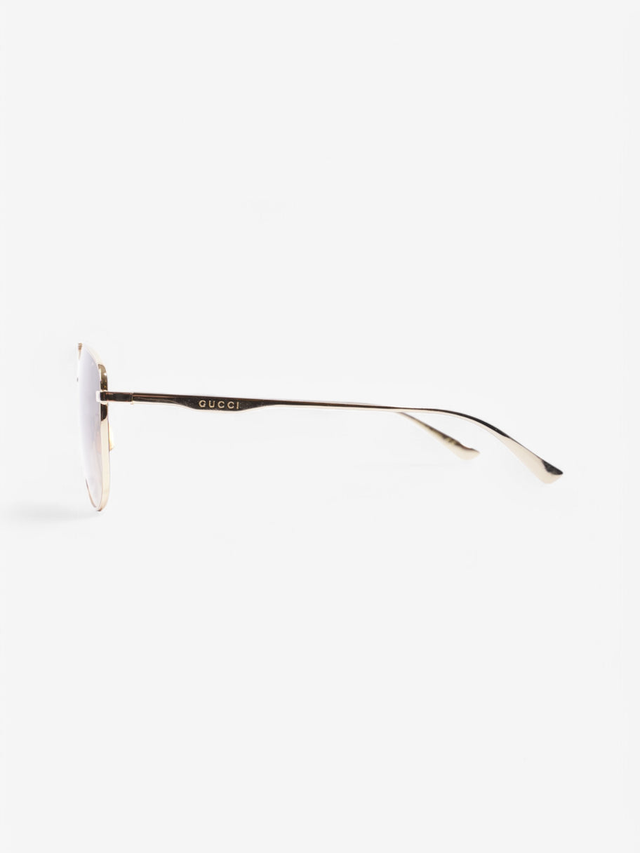 Gucci Gucci Sunglasses Gold Plastic Image 2
