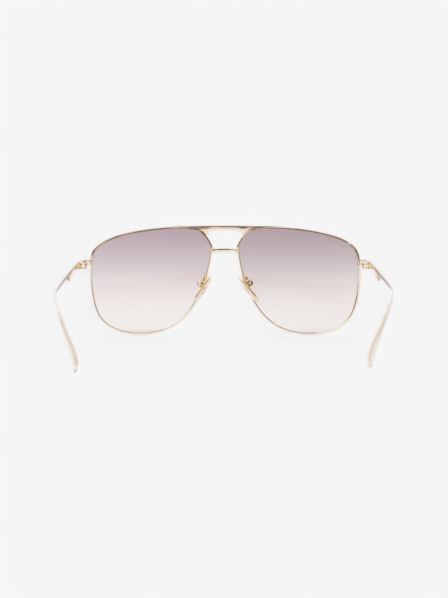 Gucci Gucci Sunglasses Gold Plastic Image 3