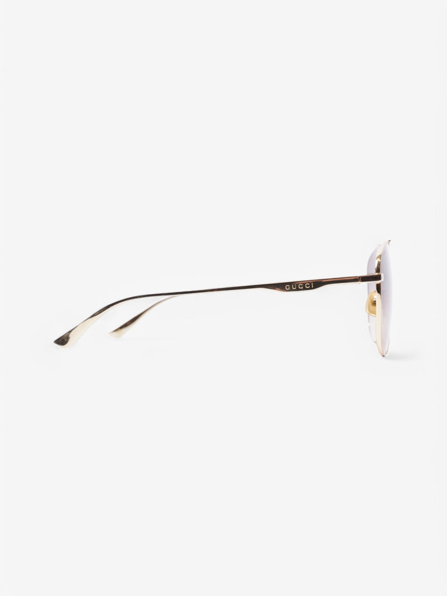 Gucci Gucci Sunglasses Gold Plastic Image 4