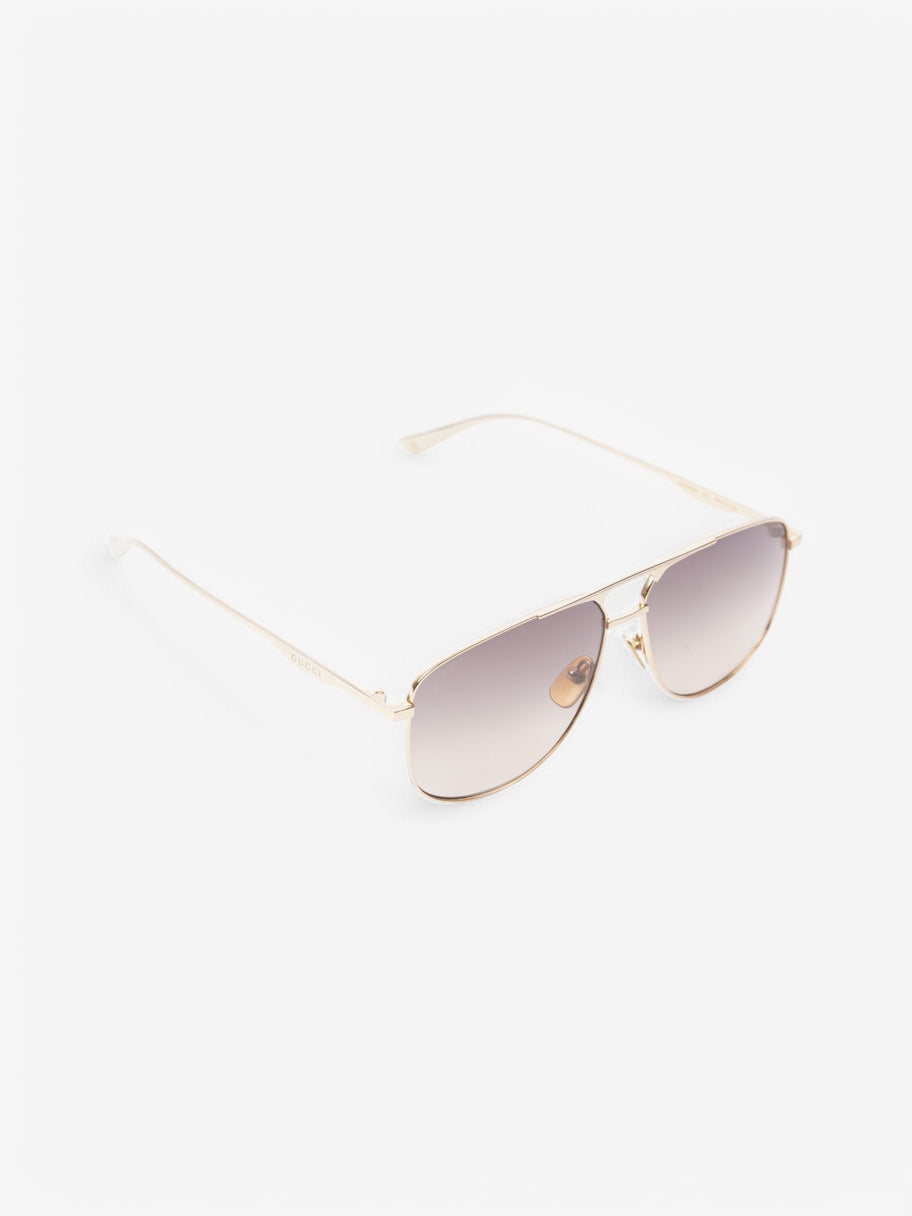 Gucci Gucci Sunglasses Gold Plastic Image 6