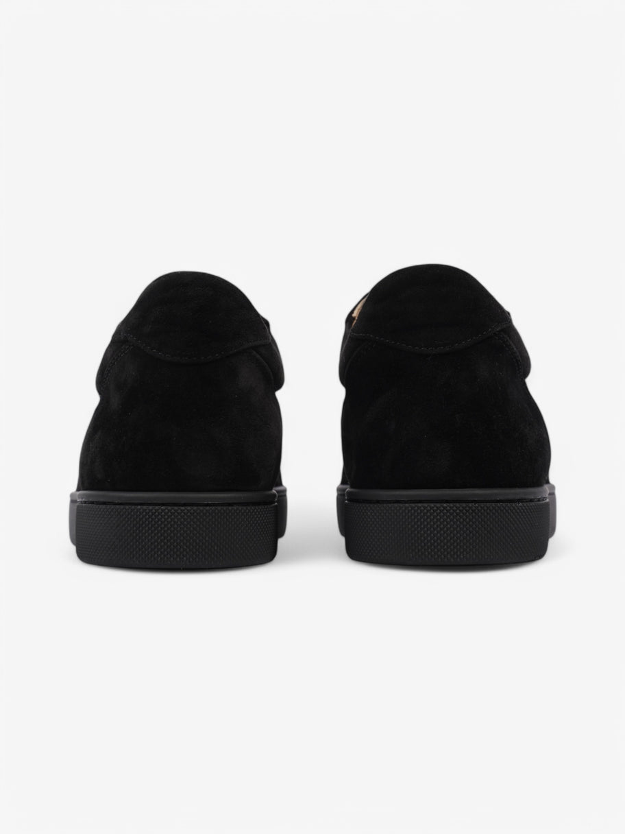 Christian Louboutin Vieira Spikes Flat Black Velvet EU 38 UK 5 Image 6