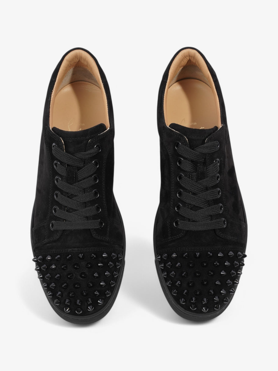 Christian Louboutin Vieira Spikes Flat Black Velvet EU 38 UK 5 Image 8