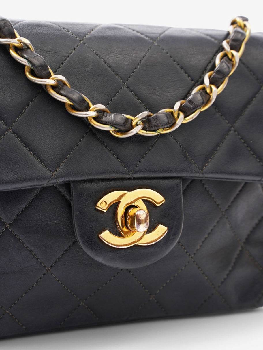 Chanel Classic Flap Black Leather Small Image 7